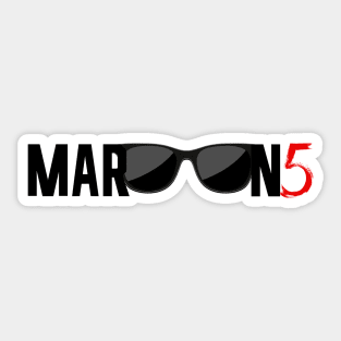 Adam Levine  Sugar Maroon 5 Sticker